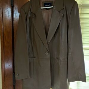 Denim&Co Tan Blazer Jacket